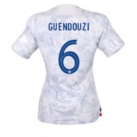 Billiga Frankrike Matteo Guendouzi #6 Borta fotbollskläder Dam VM 2022 Kortärmad